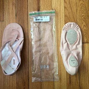 Bloch canvas ballet shoe